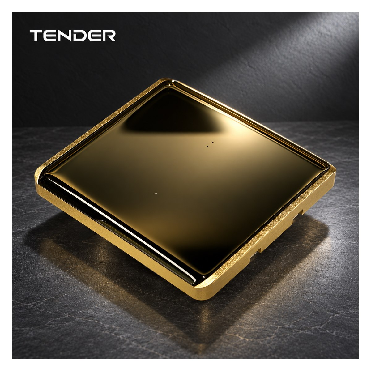 L8 Gold-trim Glass Smart Switch