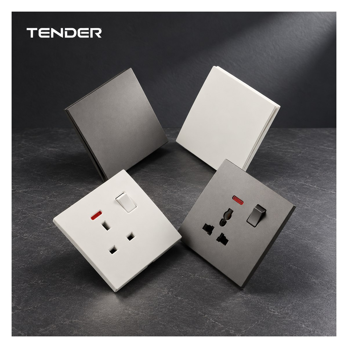 Collection M9 de prises universelles et interrupteurs — 2