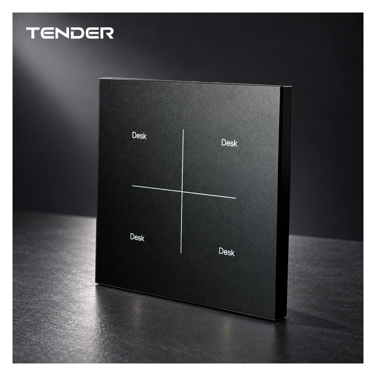 N20T Four-touch AG Glass Switch — 2